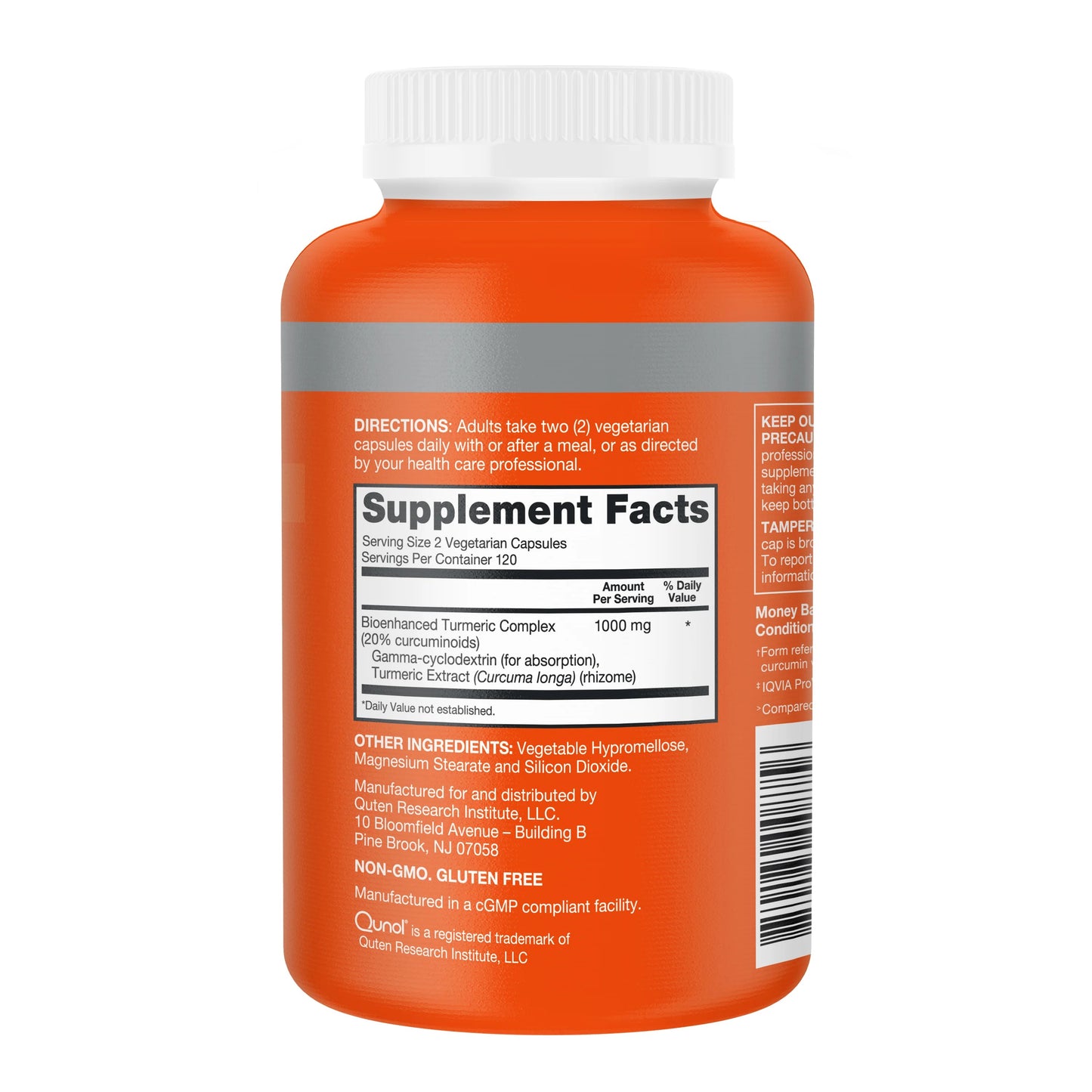 Extra Strength Turmeric Curcumin Complex, 1000mg