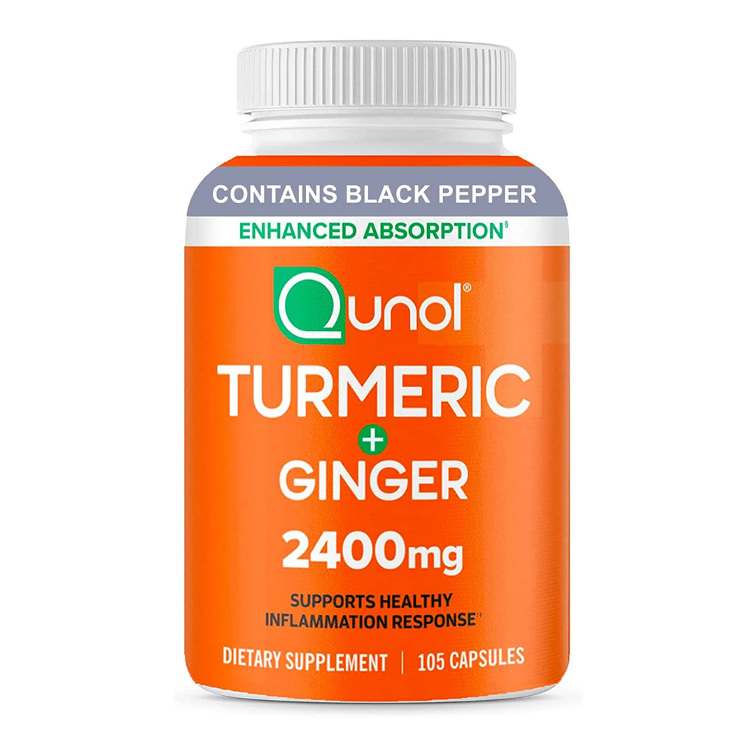 Turmeric Curcumin with Ginger and Black Pepper Extract, 2400mg