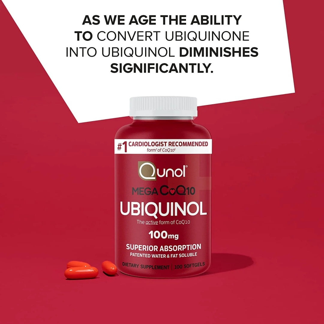 Mega Ubiquinol CoQ10, 100 mg