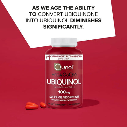 Mega Ubiquinol CoQ10, 100 mg