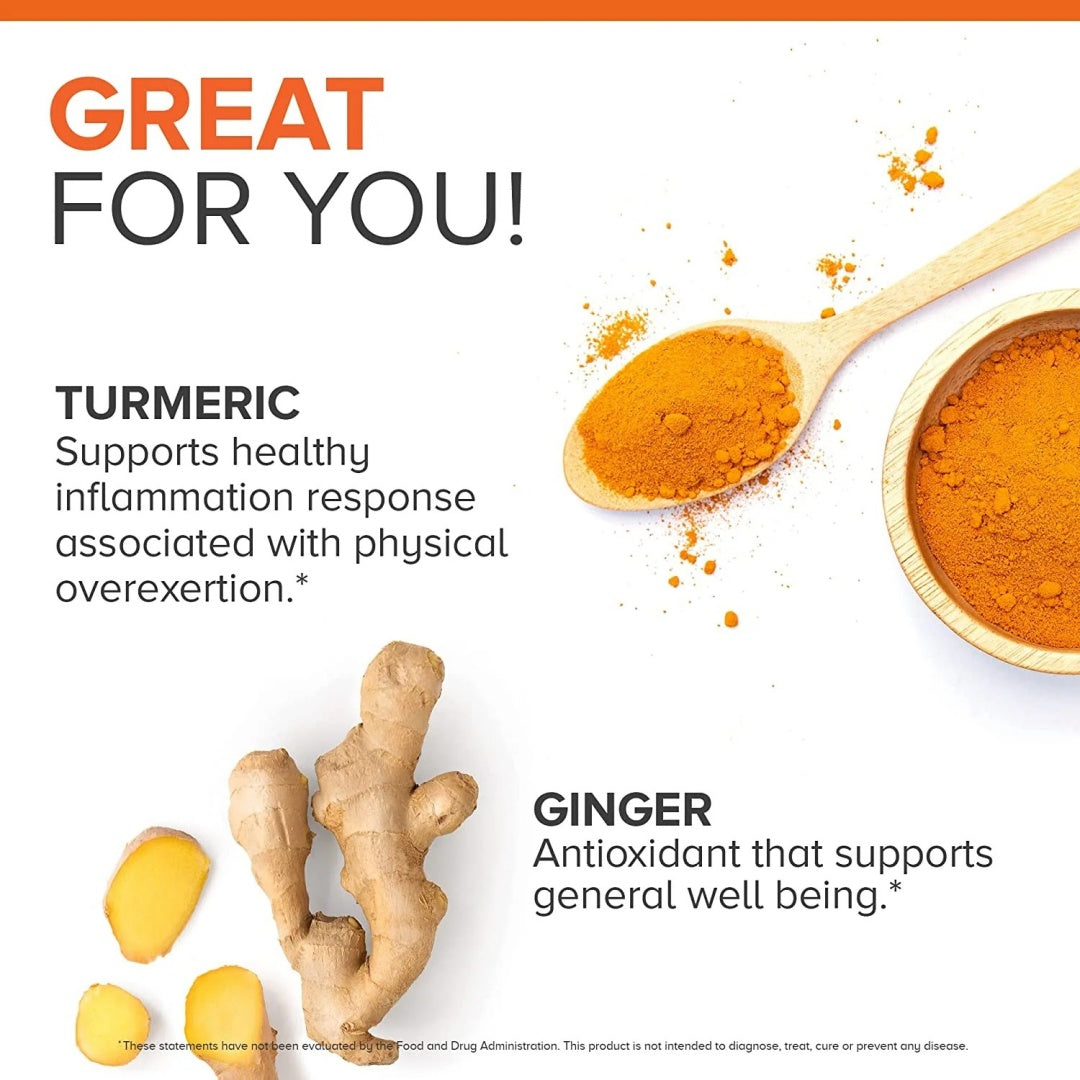Turmeric Curcumin with Ginger and Black Pepper Extract, 2400mg