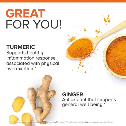 Turmeric Curcumin with Ginger and Black Pepper Extract, 2400mg